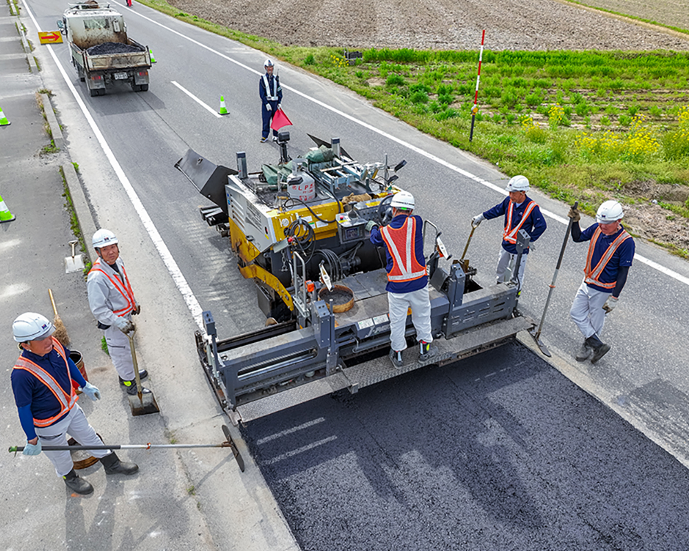 道路インフラ工事に注力する